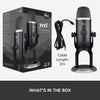 Blue Mics Yeti X USB Microphone (Dark Gray) 357520 836213000441