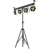 CHAUVET DJ 4Bar LT Quad BT Wash Lighting System with Tripod, Carry Bag, and Footswitch 457063 781462218997