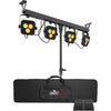 CHAUVET DJ 4Bar LT Quad BT Wash Lighting System with Tripod, Carry Bag, and Footswitch 457063 781462218997