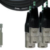 Cordial Cables 8-Channel Digital Multicore Cable Essentials Series Analog Yamaha Male D-Sub 25 to 4 XLRF & 4 XLRM Connectors 16-Foot 3719744 196288014843