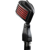 Heil Sound The Fin Vocal Microphone with LED Lights (Matte Black Body, Red LEDs) 364928 810100410025