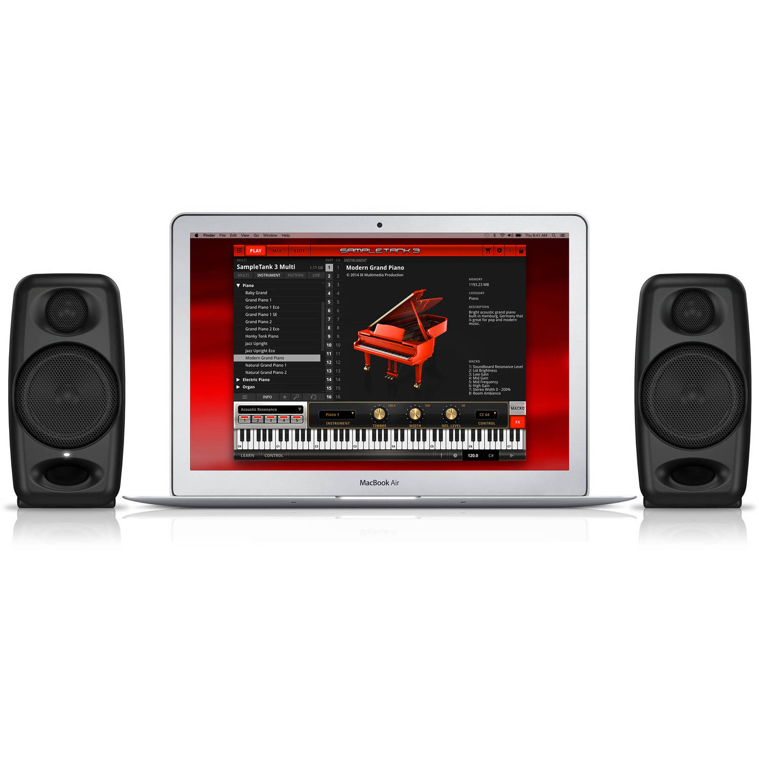 IK Multimedia iLoud Micro Monitors Pair, Black