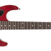 Michael Kelly Guitars Hybrid 60 Port Transparent Red Electric Guitar 456813 809164026914