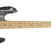 Michael Kelly Guitars Element 4OP Transparent Black Electric Bass Guitar 456816 809164026488