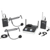 Samson Audio Concert 288m Presentation Dual-Channel Wireless Lavalier & Headset Microphone System 345353 809164225072